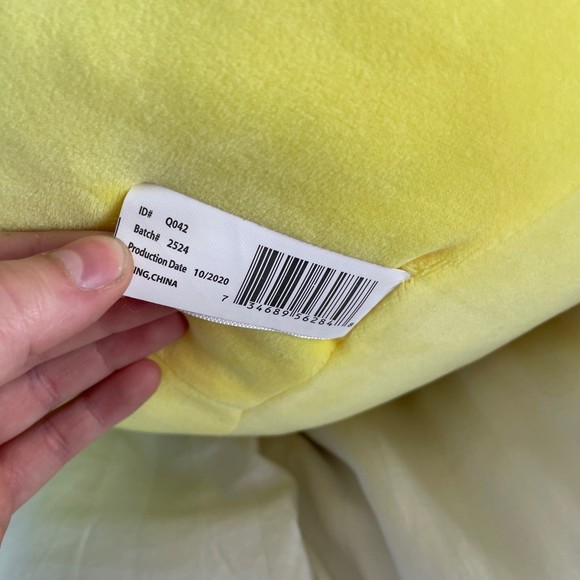 Squishmallows Kellytoy 16” AIMEE Yellow Chick Fuzzy Belly Plush - Picture 6 of 6